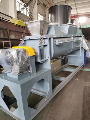 Secador oco horizontal da pá que agita o desidratador industrial da lama
