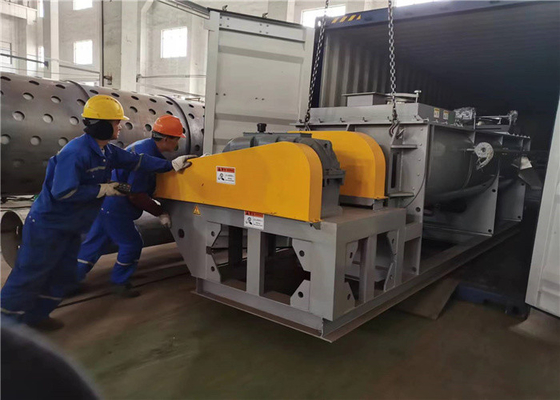 Lama que seca o equipamento de secagem material pegajoso da lama do secador oco da pá