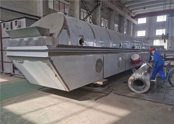 Secador de cama de fluidos com aquecimento de óleo elétrico/vapor/termal SS304 316L Controle por PLC 1000kg/H