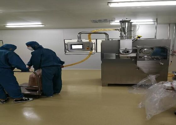 Compactor de rolos de granulação seca da medicina ocidental para requisitos de processo rigorosos