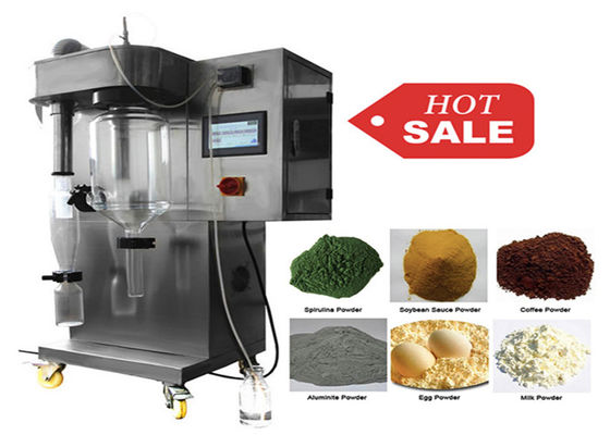 Secador de pulverizador Mini Spray Drying Equipment da escala de laboratório do tela táctil 2L do PLC