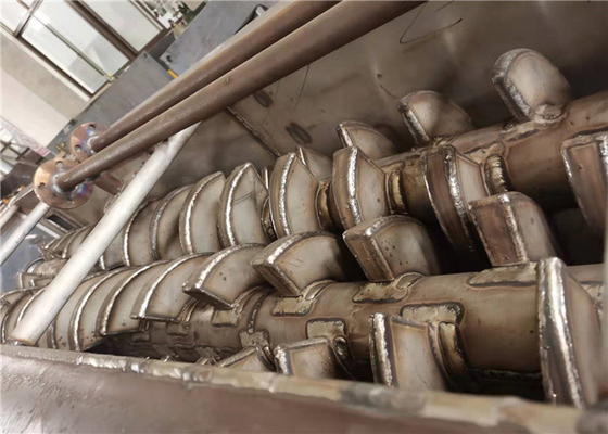 Secador automático do transporte de parafuso da alimentação para a lâmina helicoidal do eixo helicoidal do voo da serragem