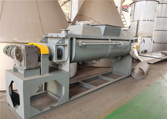 Máquina do adubo orgânico de secador de cilindro giratório da biomassa da pá do vácuo SUS304
